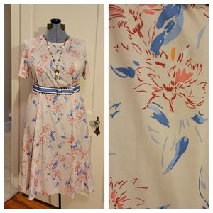 Vintage Floral Dress